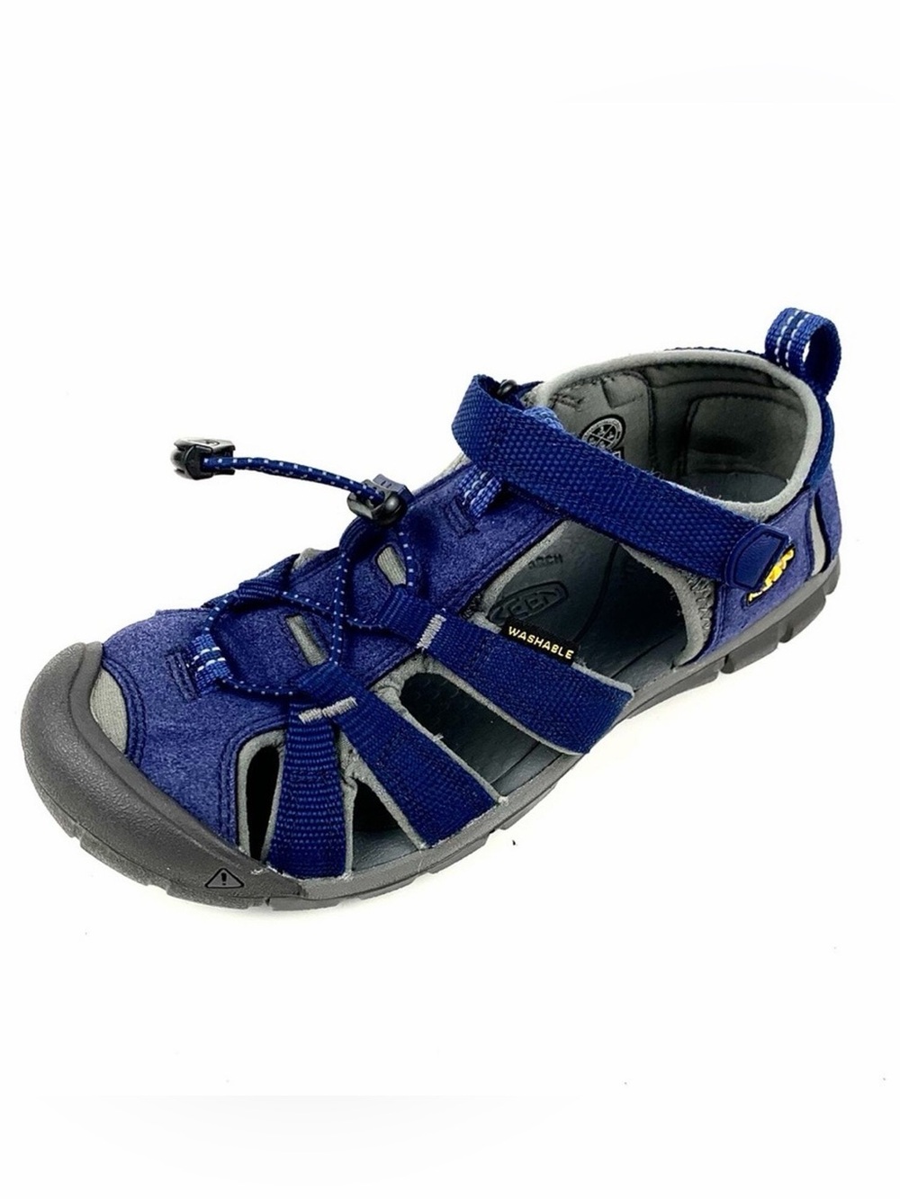 Keen Seacamp I| CNX water sandals for children, featuring a blue and grey Sz 1